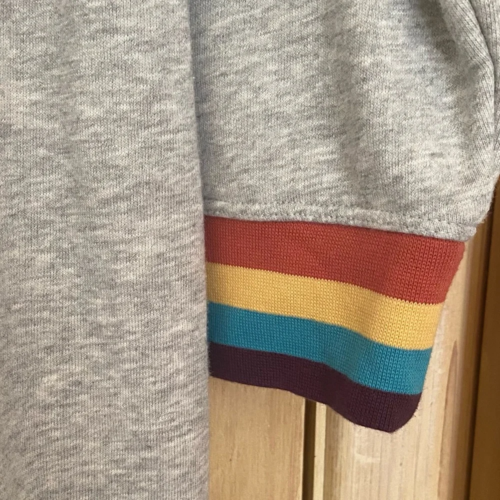 LANDS’ END SERIOUS SWEATS FRENCH TERRY SWEATSHIRT DRESS SZ PETITE LARGE - Picture 3 of 7